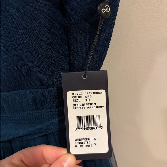 Adrianna Papell Midnight Blue Maxi Dress - Picture 6 of 7